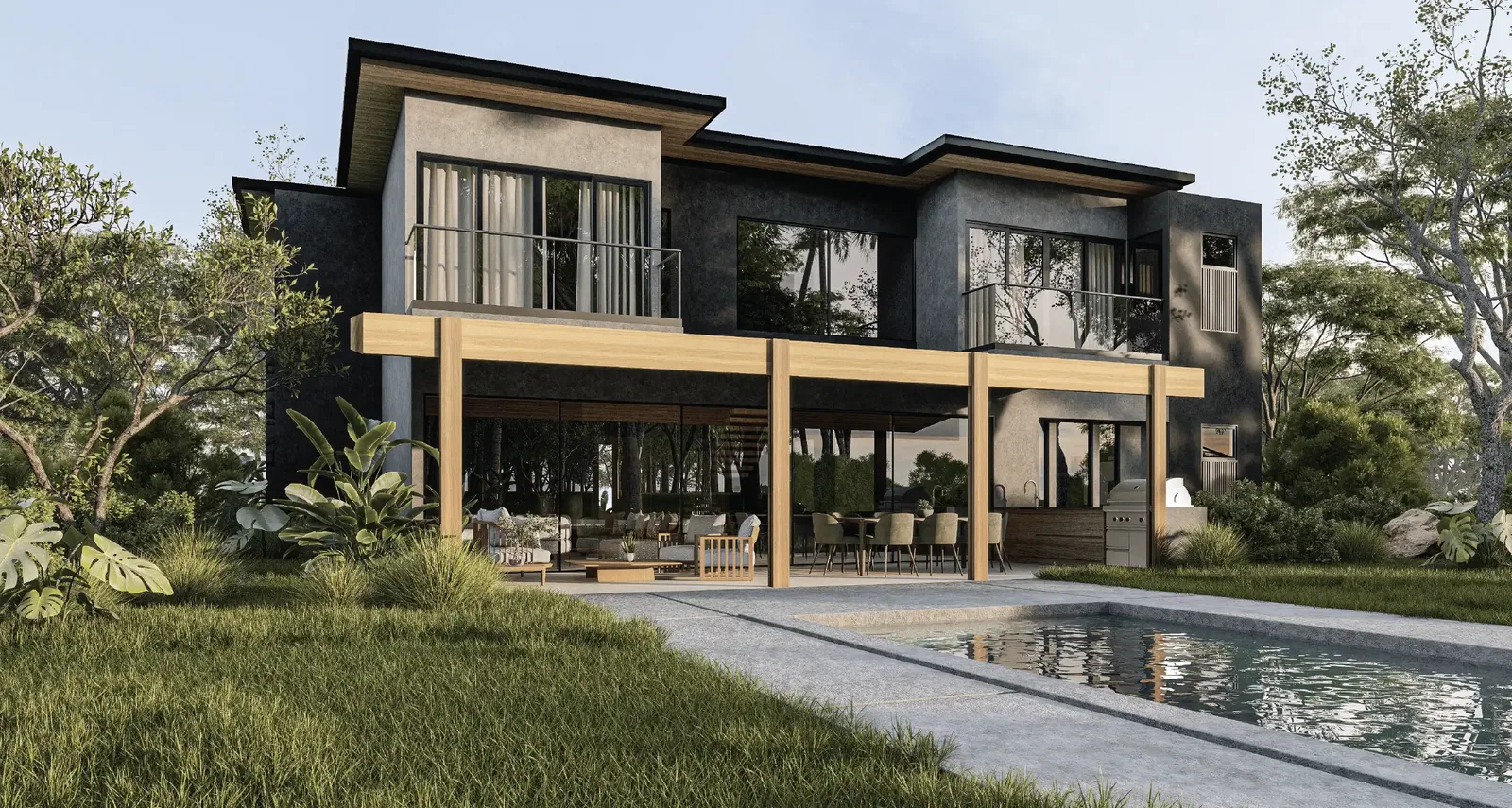 Rendering of a Black Coast residence 3